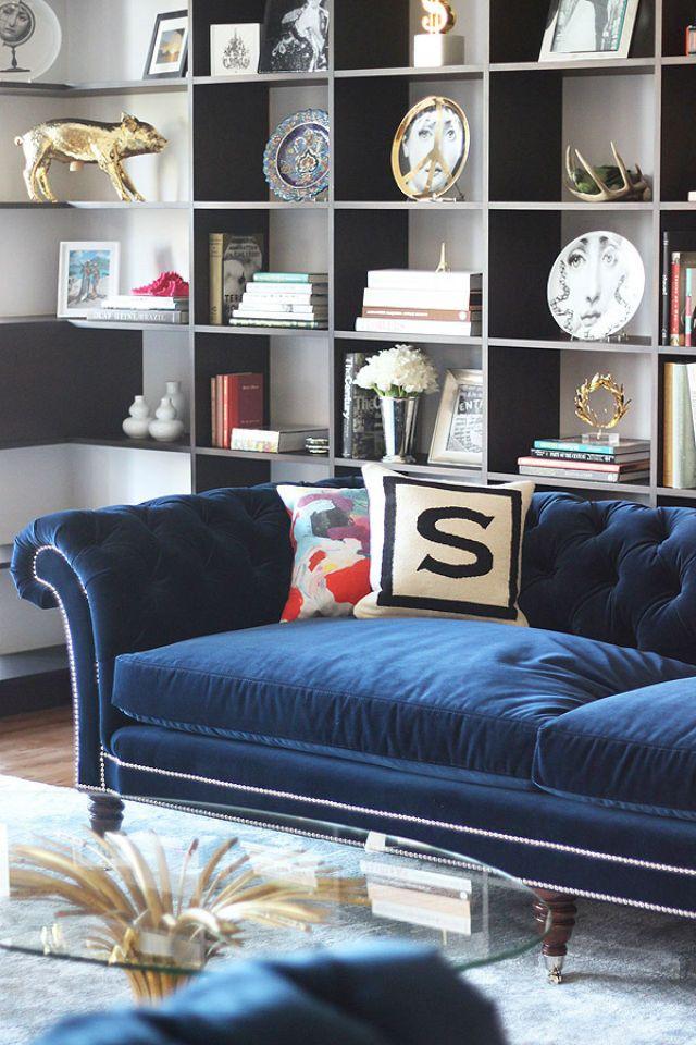 velvet sofa decoration